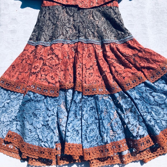 Self-Portrait Style Guipure Lace Dress!! Small - Picture 7 of 7